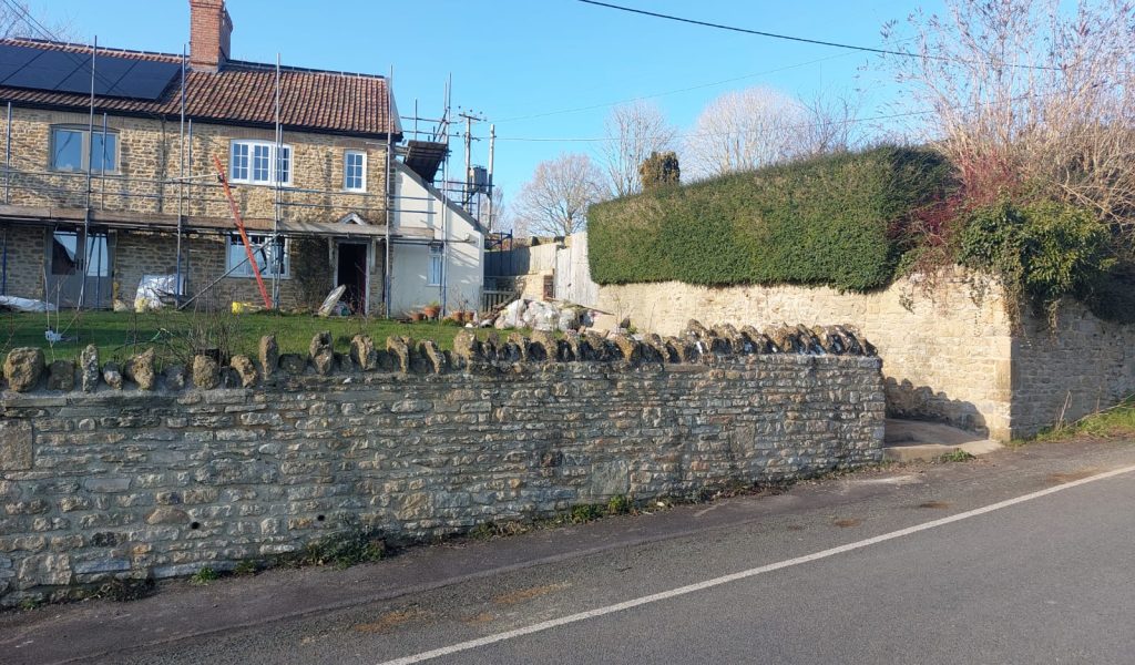 Professional pressure washing results – clean driveway and patio in Frome, Somerset